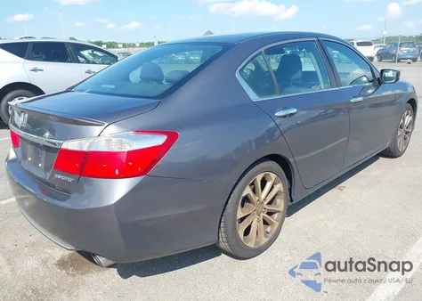 2013 Honda Accord Sport из США, поврежденный, VIN 1HGCR2F50DA058497